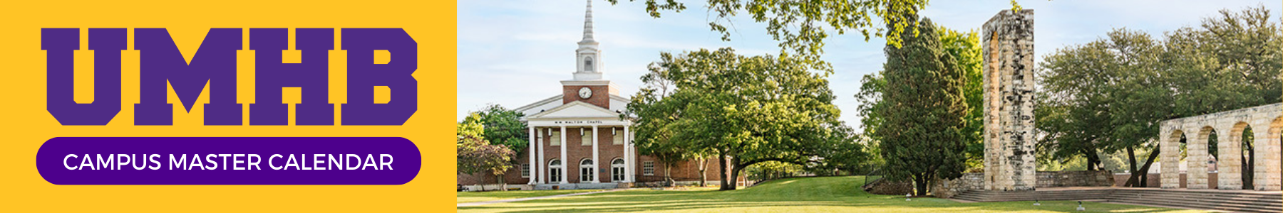 UMHB Campus Master Calendar